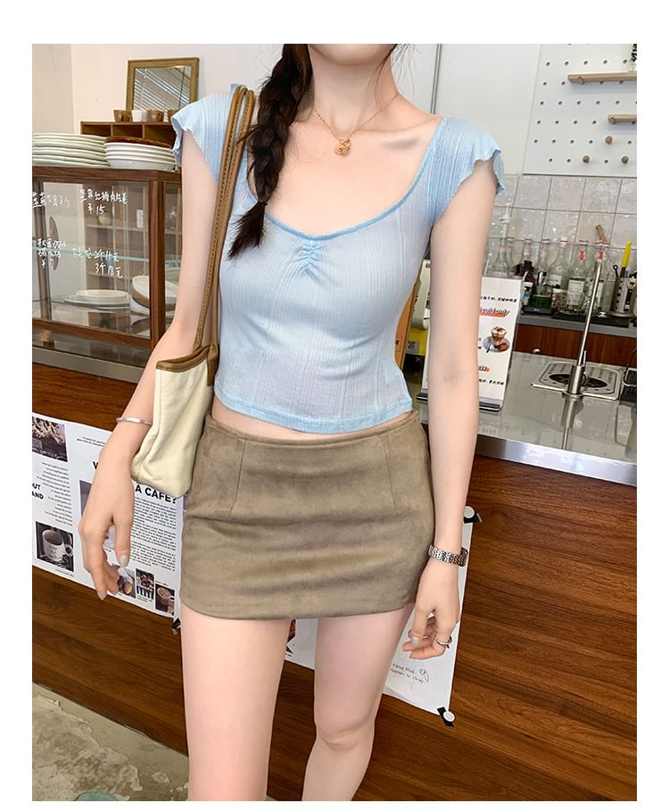 Plain V-Necked Tank Top