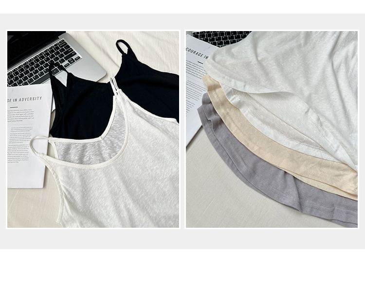 Plain V-Necked Cami Top