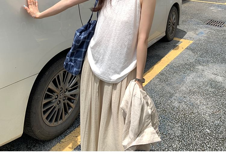 Plain V-Necked Cami Top