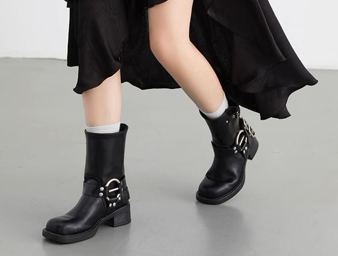 High Waist Asymmetrical A-Line Skirt Plain