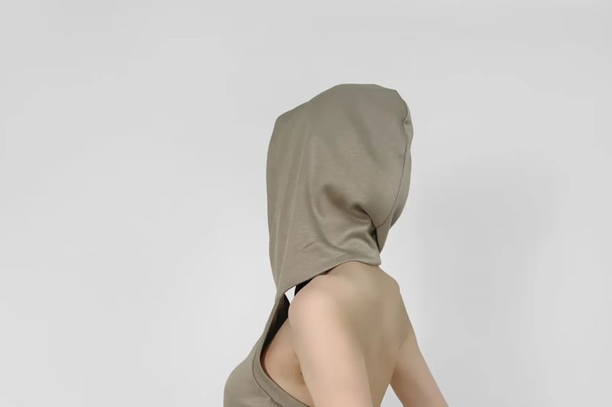 Hooded Zip Top and Mini A-Line Skirt Set