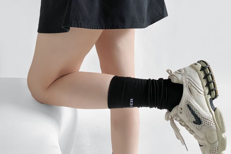 Drawstring Waist Plain A-Line Mini Skirt