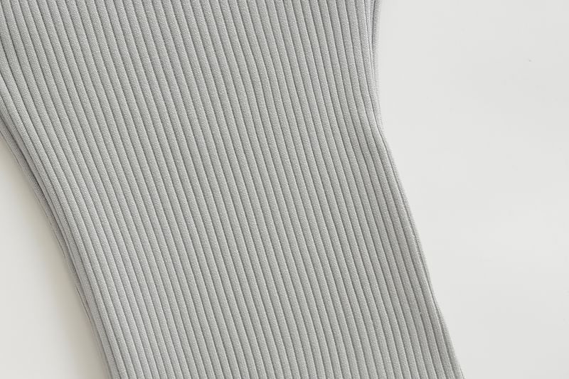 Ribbed Knitted Plain Cami Top