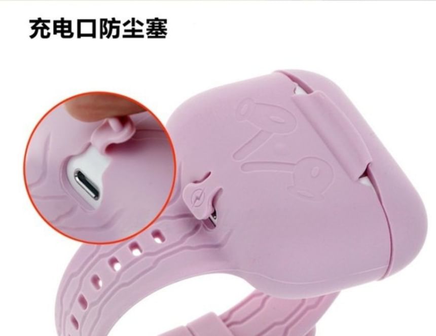 Plain Silicone AirPods Earphone Case Skin Wristband