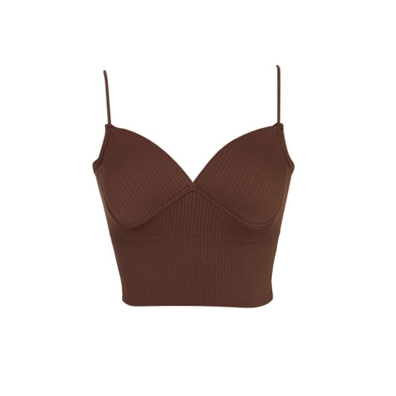 Asymmetrical Grommet Skirt and Ribbed Cami Top