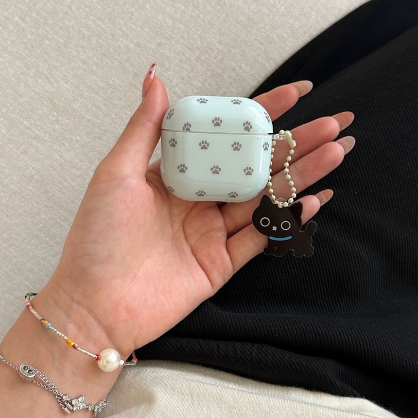 Paw Print AirPods Earphone Case Skin / Ring Hoop / Charm / Set