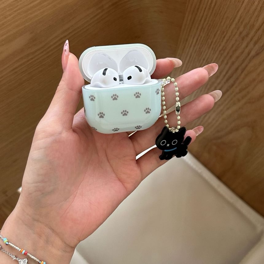 Paw Print AirPods Earphone Case Skin / Ring Hoop / Charm / Set