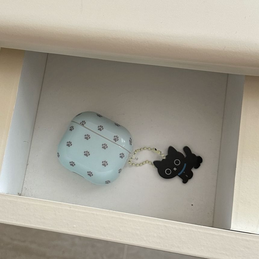 Paw Print AirPods Earphone Case Skin / Ring Hoop / Charm / Set