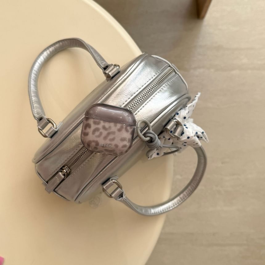 Leopard Print AirPods Earphone Case Skin / Strap / Set