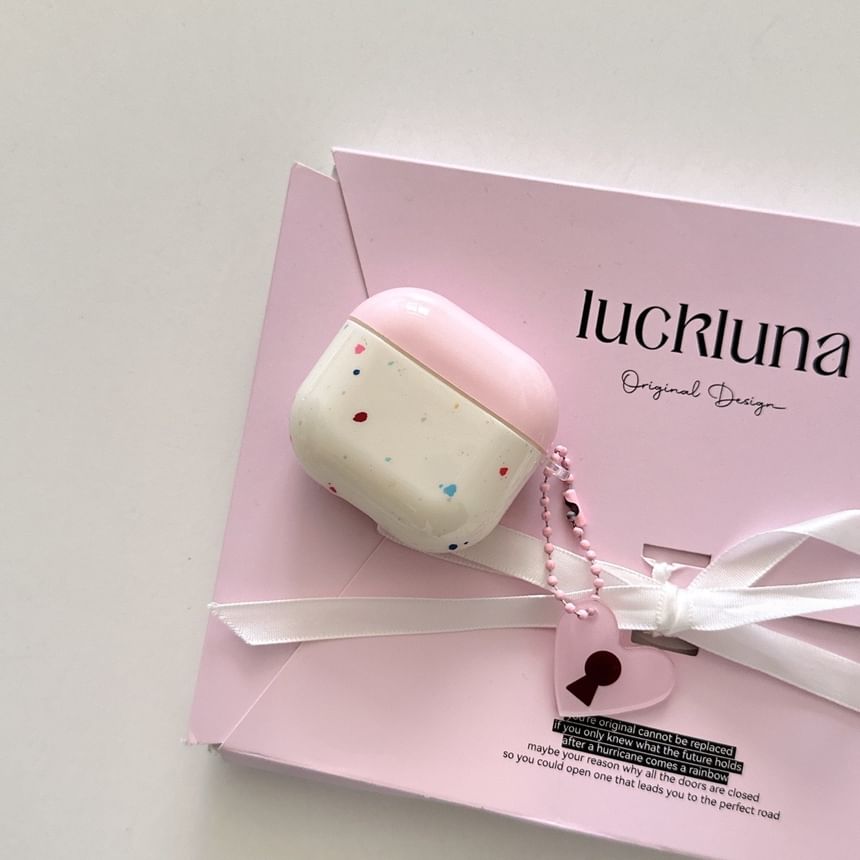 Speckle AirPods Earphone Case Skin / Ring Hoop / Charm / Set