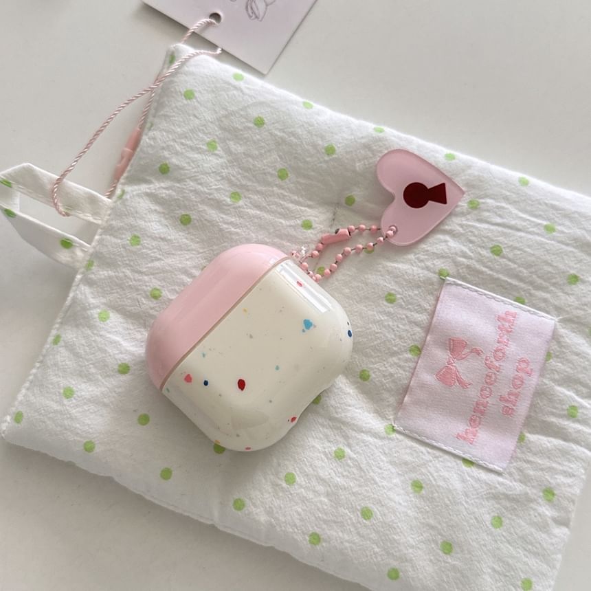 Speckle AirPods Earphone Case Skin / Ring Hoop / Charm / Set