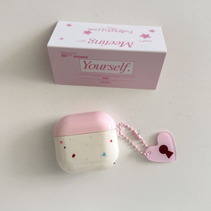 Speckle AirPods Earphone Case Skin / Ring Hoop / Charm / Set