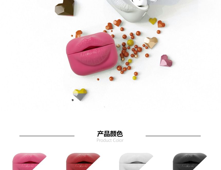 Lip Apple AirPods Earphone Case Skin