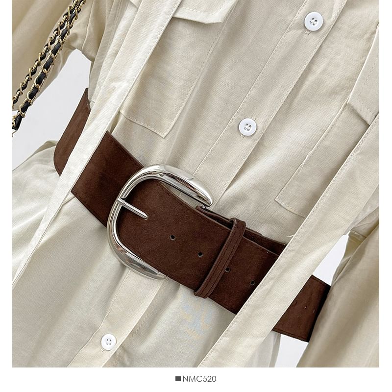 Plain Slim-Fit Shirt, Long-Sleeved