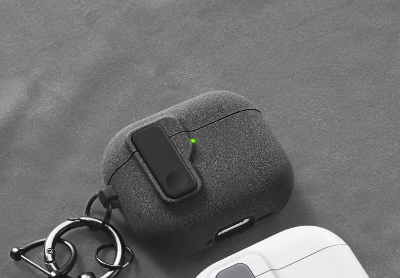 Plain Apple AirPods / Pro Earphone Case Skin with Phone Stand