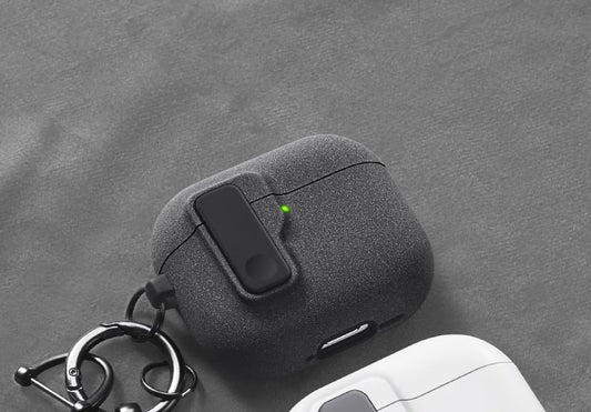 Plain Apple AirPods / Pro Earphone Case Skin with Phone Stand