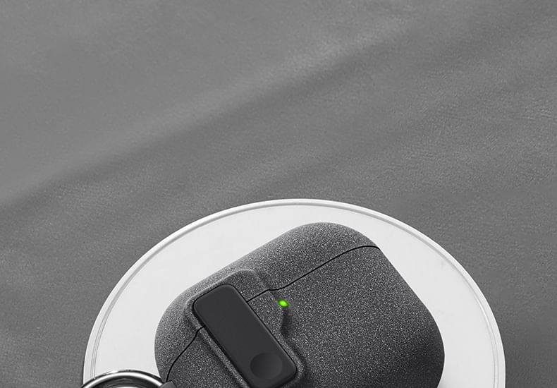 Plain Apple AirPods / Pro Earphone Case Skin with Phone Stand