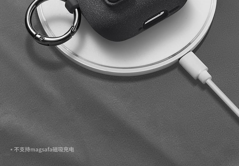 Plain Apple AirPods / Pro Earphone Case Skin with Phone Stand