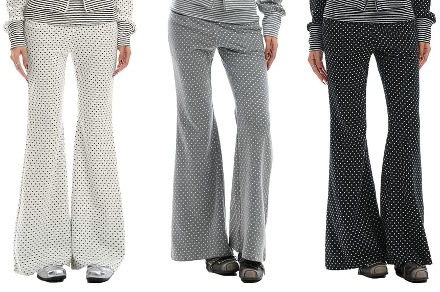 Dotted Zip-Up Hoodie