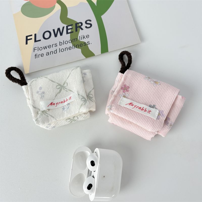 Bow Print Airpod Earphone Case Skin