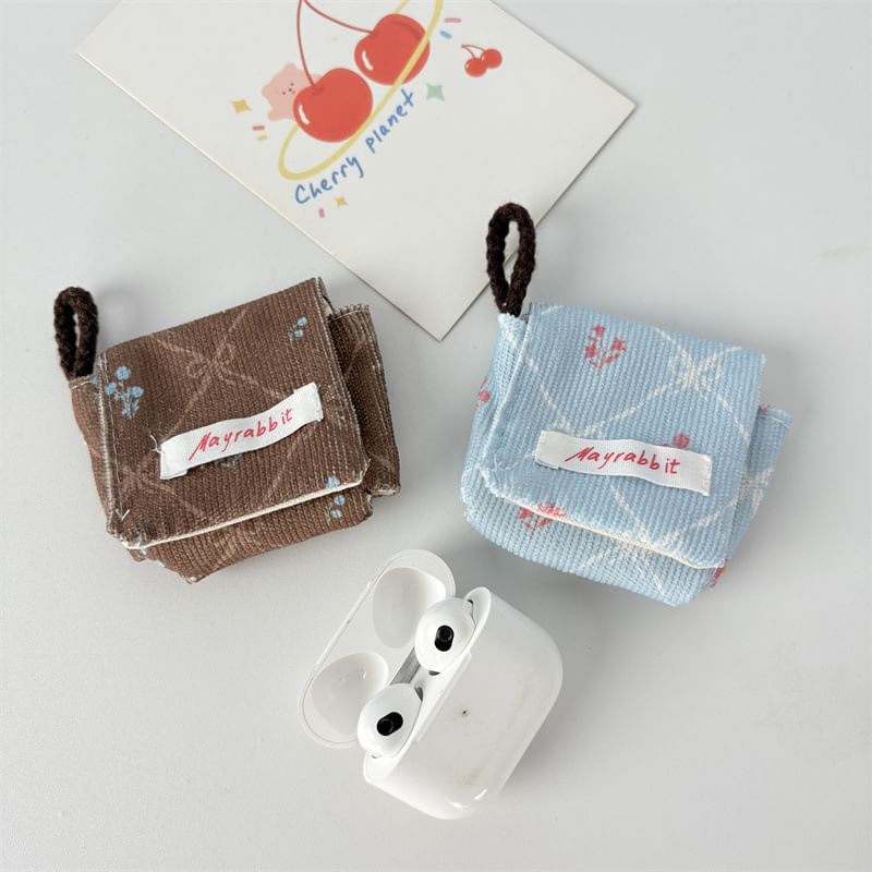 Bow Print Airpod Earphone Case Skin