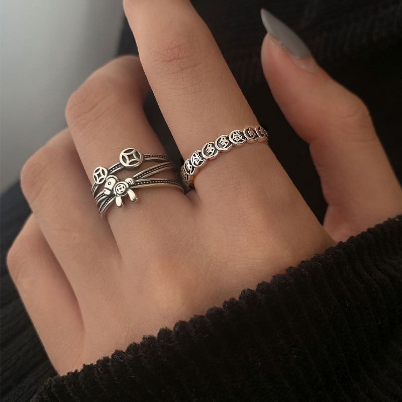 Coin Open Ring