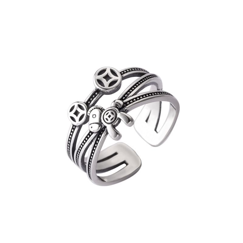 Coin Open Ring