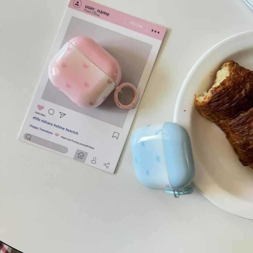 Bow Gradient Apple AirPods / Pro Earphone Case Skin