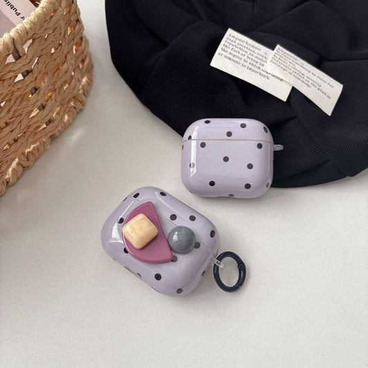 Polka Dot / Geometric Bead Polka Dot Apple AirPods / Pro Earphone Case Skin