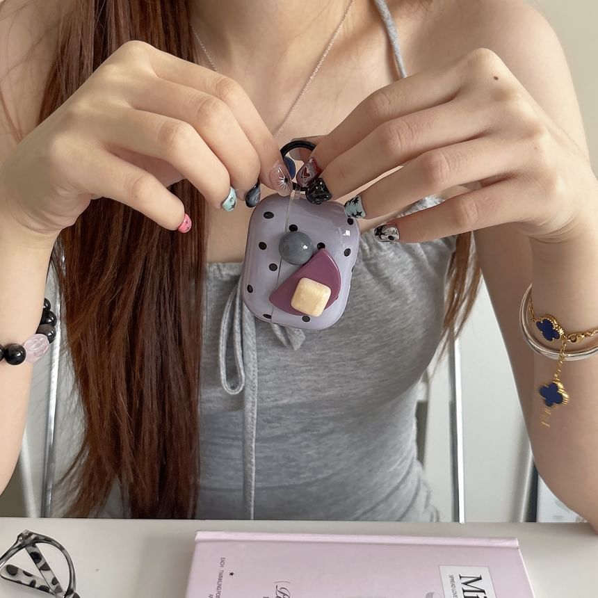 Polka Dot / Geometric Bead Polka Dot Apple AirPods / Pro Earphone Case Skin