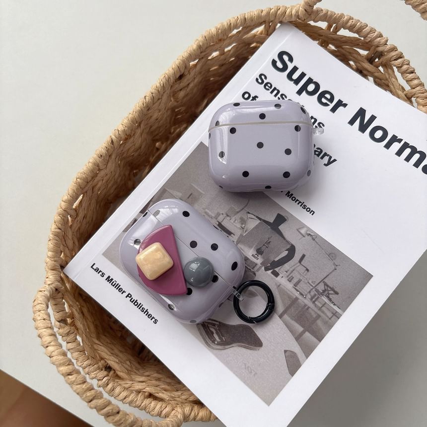 Polka Dot / Geometric Bead Polka Dot Apple AirPods / Pro Earphone Case Skin