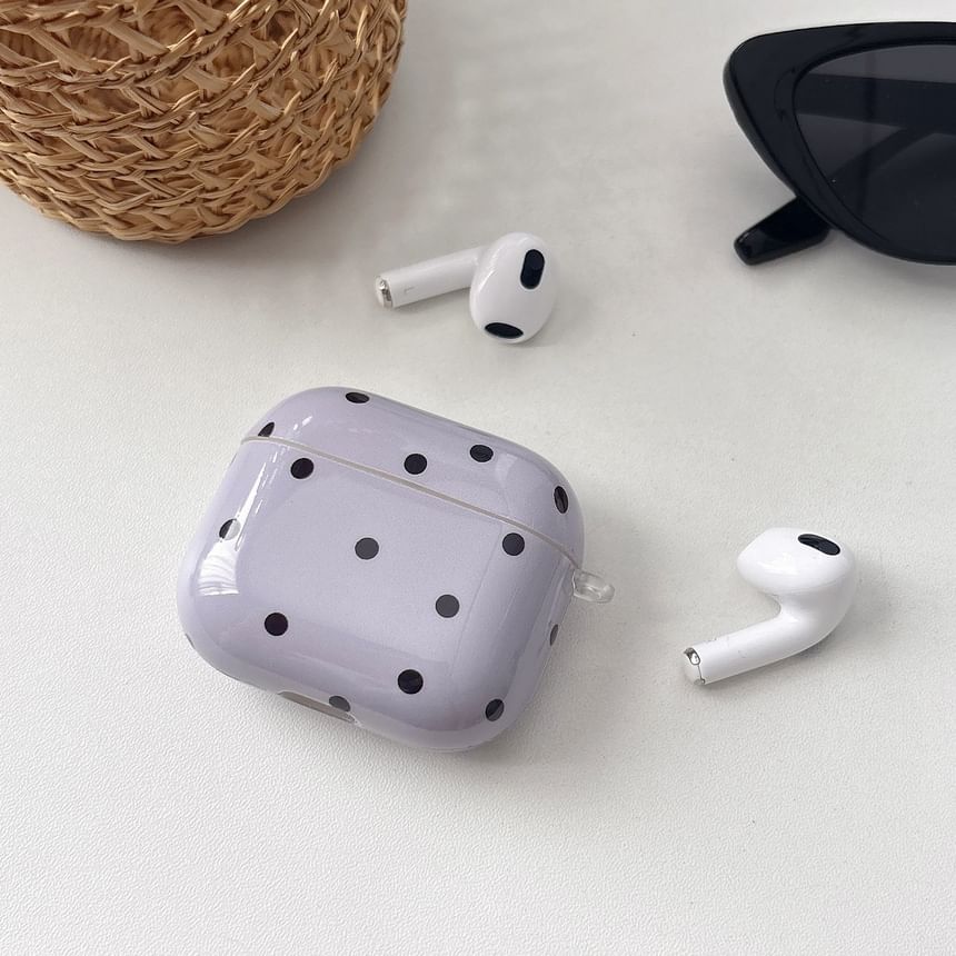 Polka Dot / Geometric Bead Polka Dot Apple AirPods / Pro Earphone Case Skin