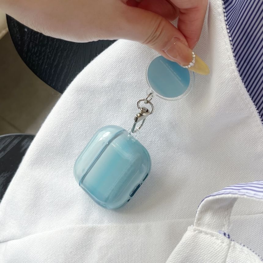 Gradient Apple AirPods / Pro Earphone Case Skin with Charm