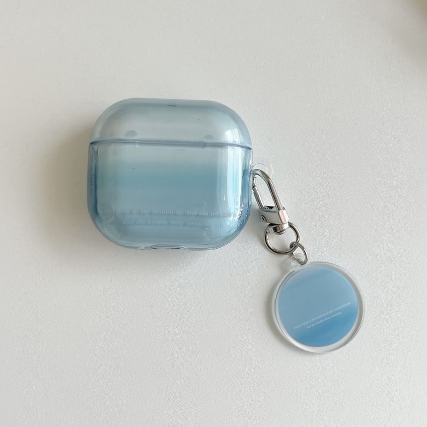 Gradient Apple AirPods / Pro Earphone Case Skin with Charm