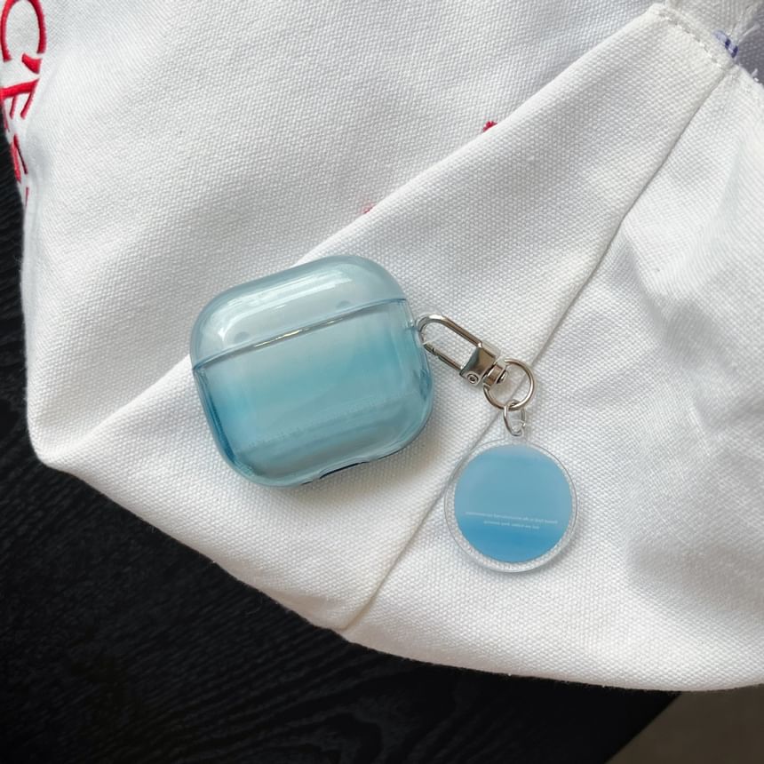 Gradient Apple AirPods / Pro Earphone Case Skin with Charm