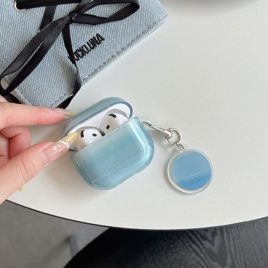 Gradient Apple AirPods / Pro Earphone Case Skin with Charm