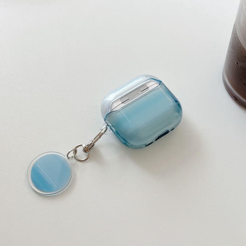 Gradient Apple AirPods / Pro Earphone Case Skin with Charm