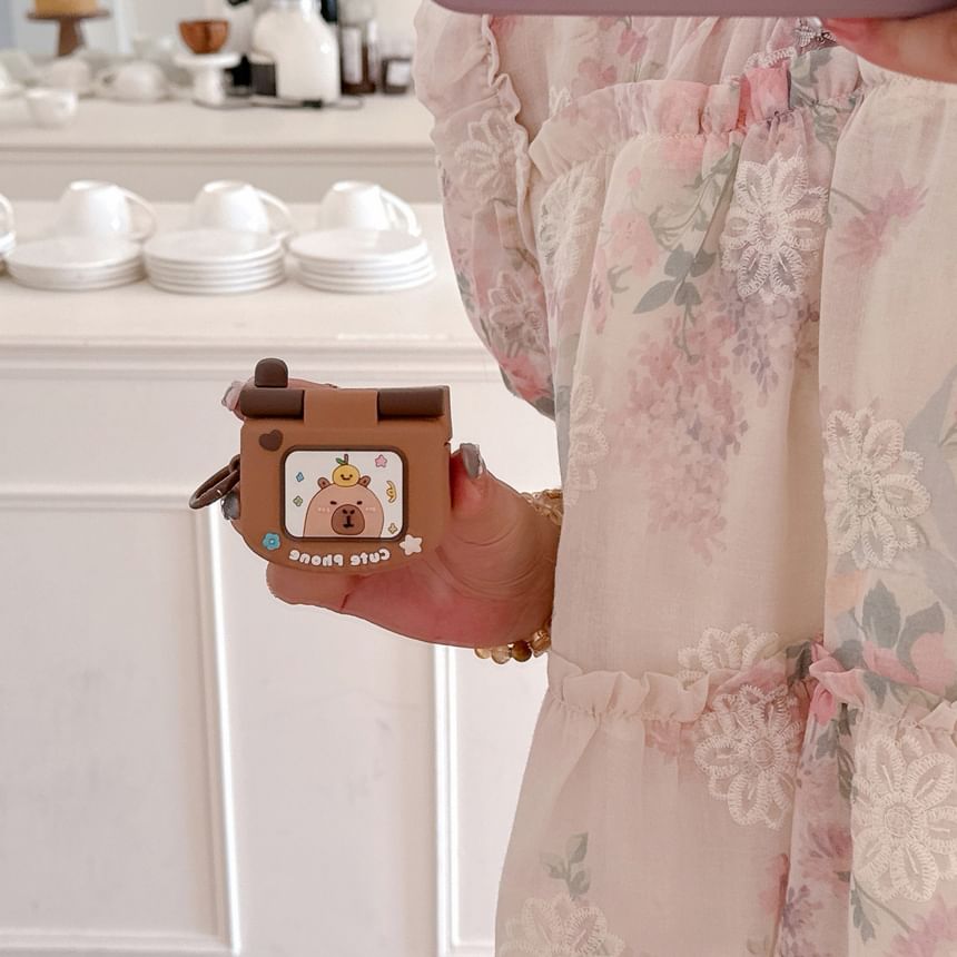 Capybara Mini Cellphone Design Apple AirPods / Pro Earphone Case Skin