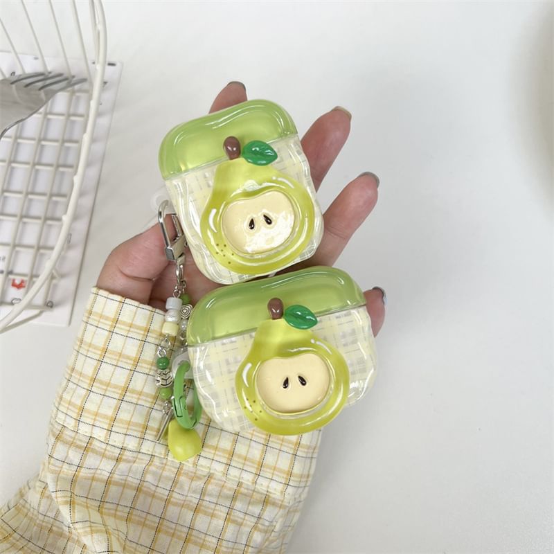 Pear Apple AirPods / Pro Earphone Case Skin / Charm / Set