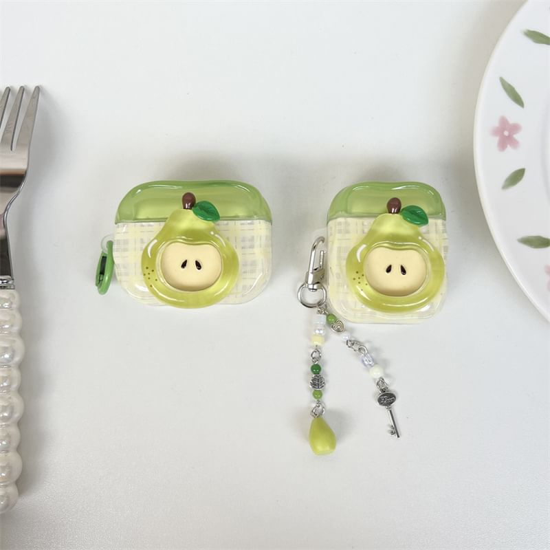 Pear Apple AirPods / Pro Earphone Case Skin / Charm / Set