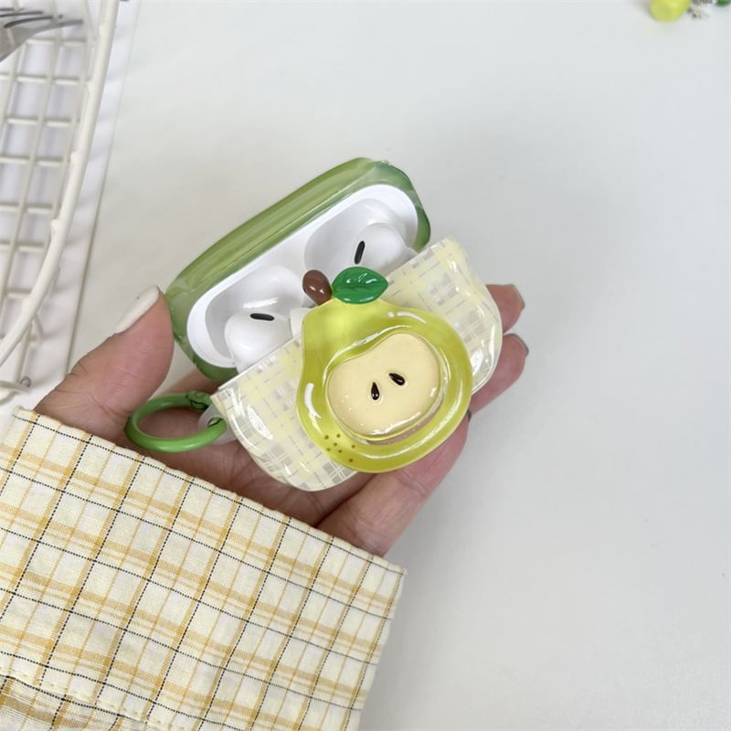 Pear Apple AirPods / Pro Earphone Case Skin / Charm / Set