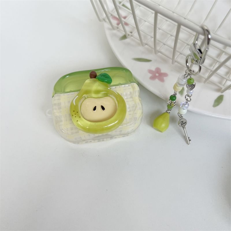 Pear Apple AirPods / Pro Earphone Case Skin / Charm / Set