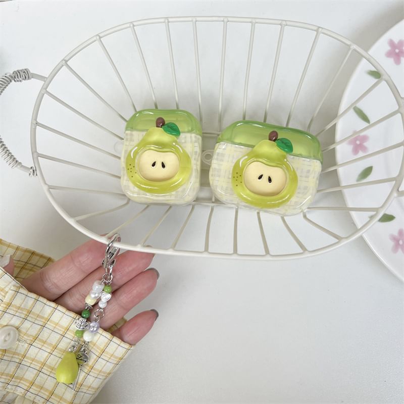 Pear Apple AirPods / Pro Earphone Case Skin / Charm / Set