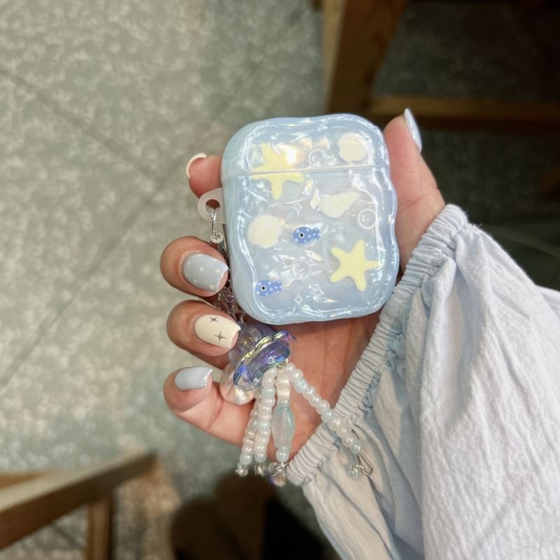 Shell Starfish Apple AirPods / Pro Earphone Case Skin with Charm