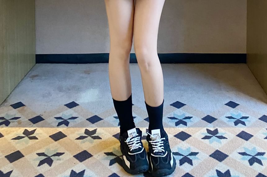 Faux Suede Mini A-Line Skirt with High Waist