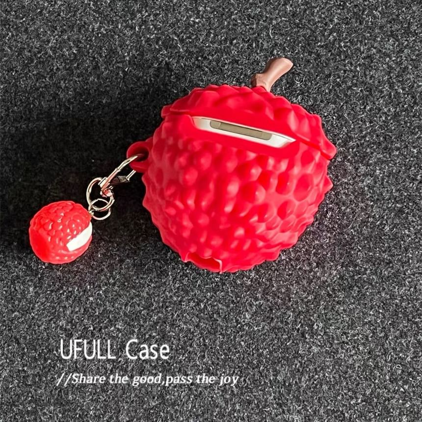 Lychee Apple AirPods / Pro Earphone Case Skin / Charm / Set