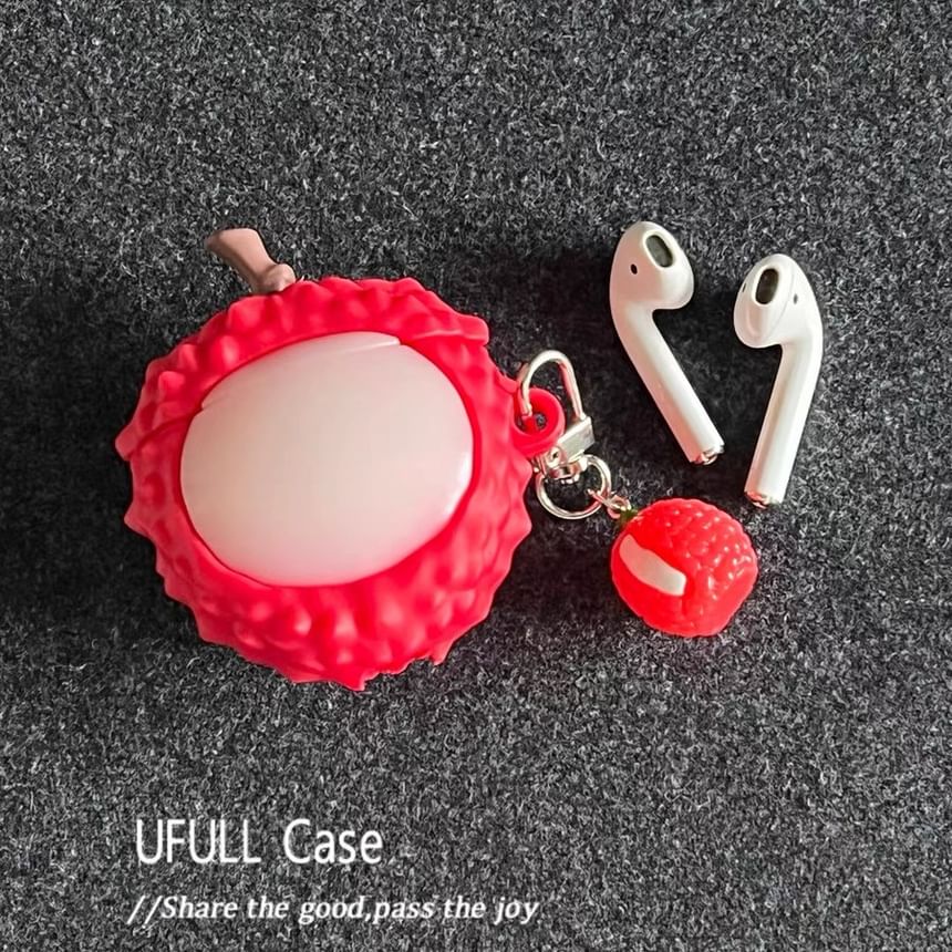 Lychee Apple AirPods / Pro Earphone Case Skin / Charm / Set