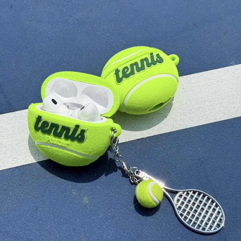 Tennis Apple AirPods / Pro Earphone Case Skin / Charm / Set