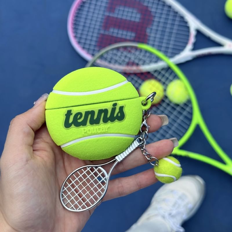 Tennis Apple AirPods / Pro Earphone Case Skin / Charm / Set
