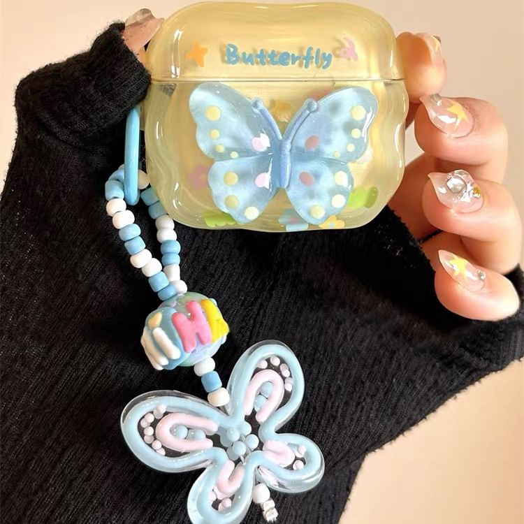 Butterfly Apple AirPods / Pro Earphone Case Skin / Charm / Set